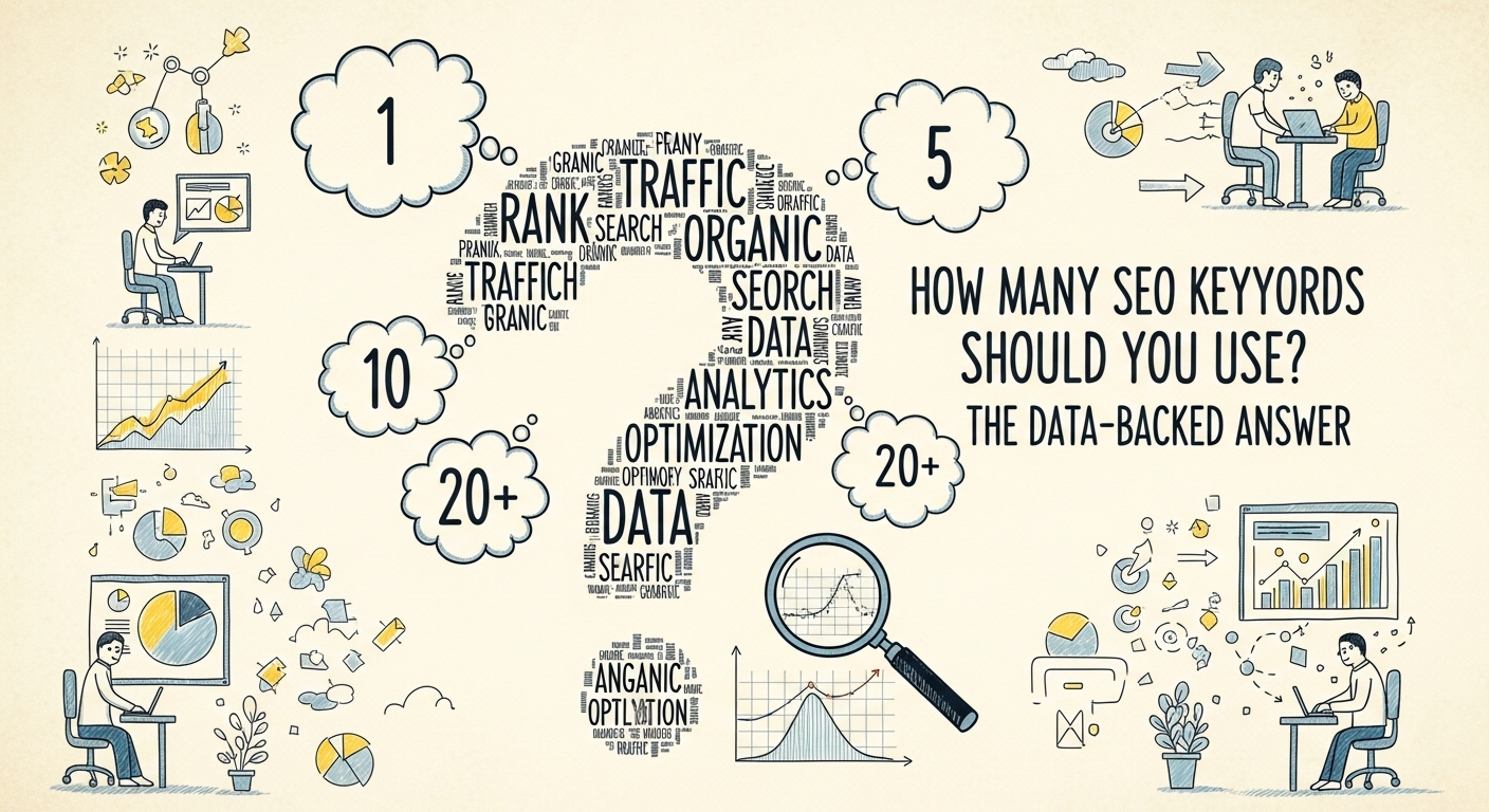 Image_fx (7) create image for "How Many SEO Keywords Should You Use? The Data-Backed Answer"