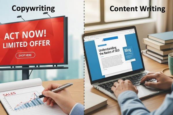 Copywriting vs Content Writing